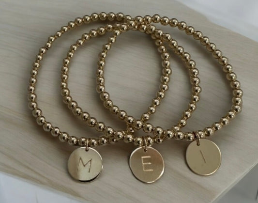 Initial Charm Bracelet